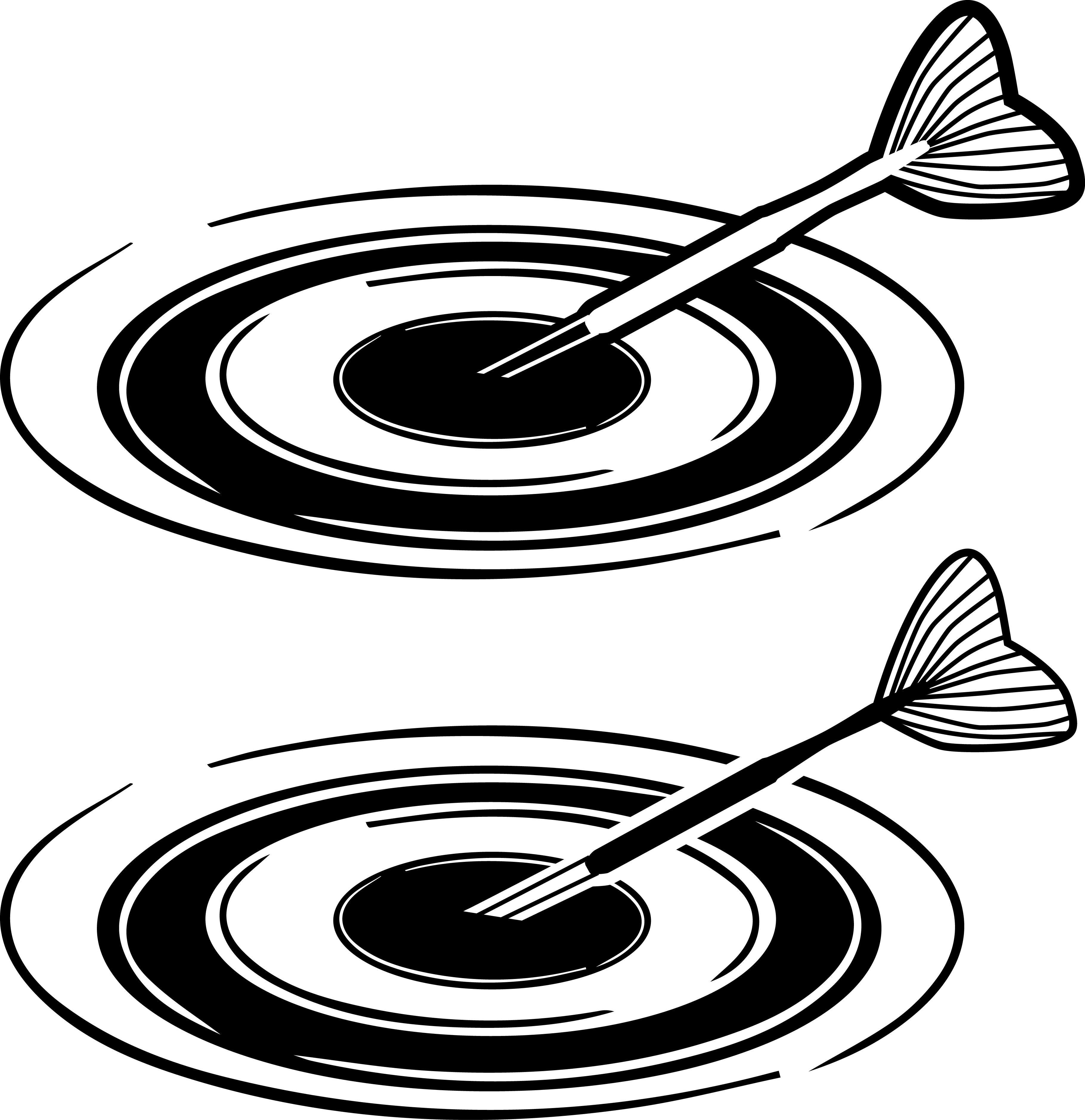 Dartboard theory ripple logo 2